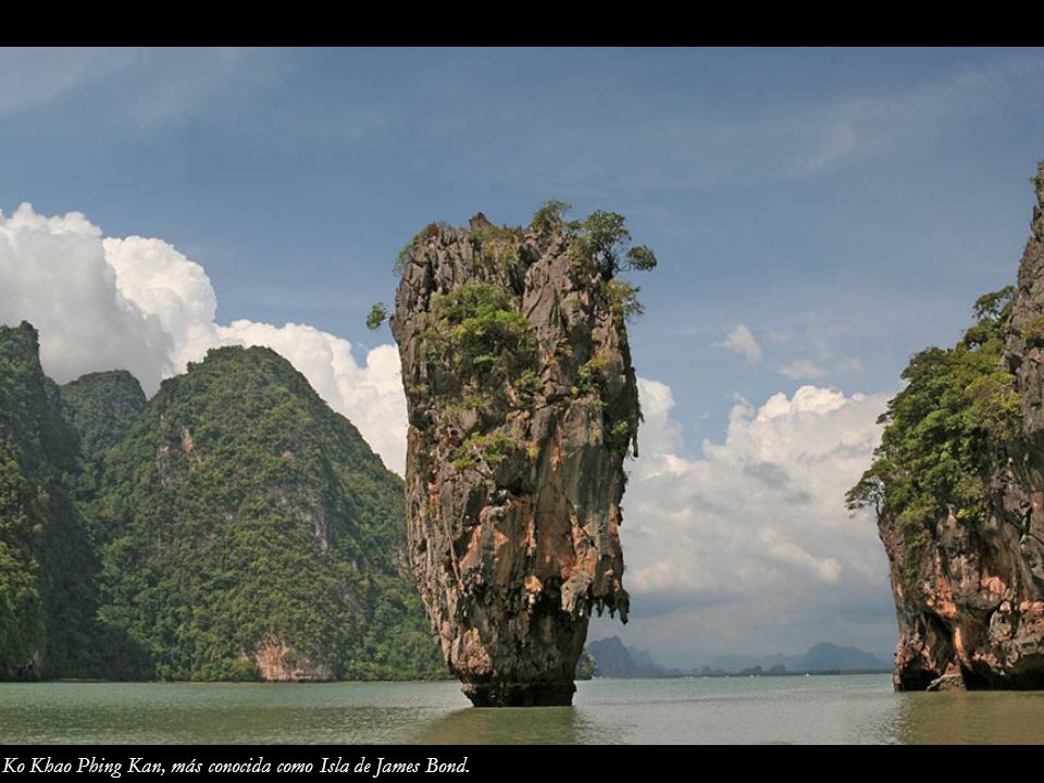Ko Khao Phing Kan, más conocida como Isla de James Bond.