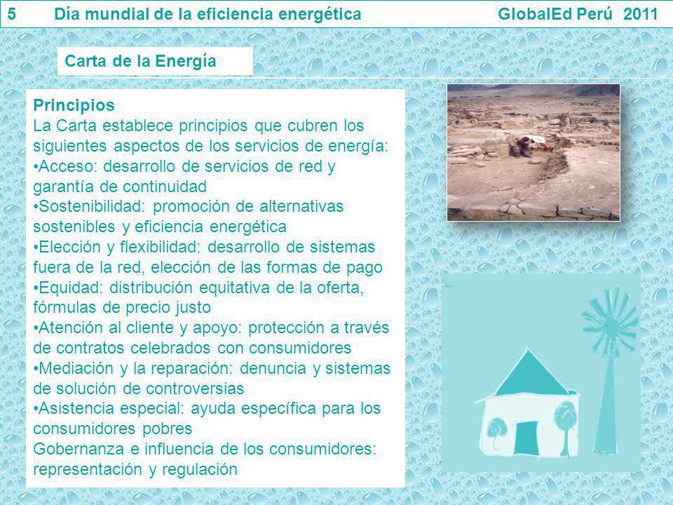 5 Día mundial de la eficiencia energética GlobalEd Perú 2011
