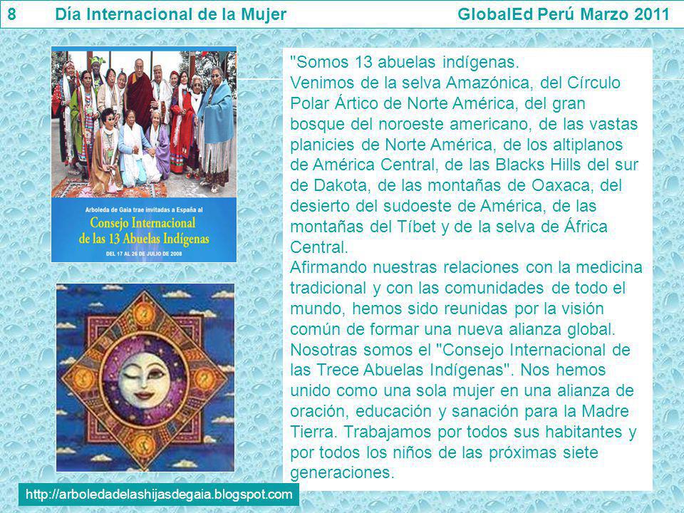 8 Día Internacional de la Mujer GlobalEd Perú Marzo 2011