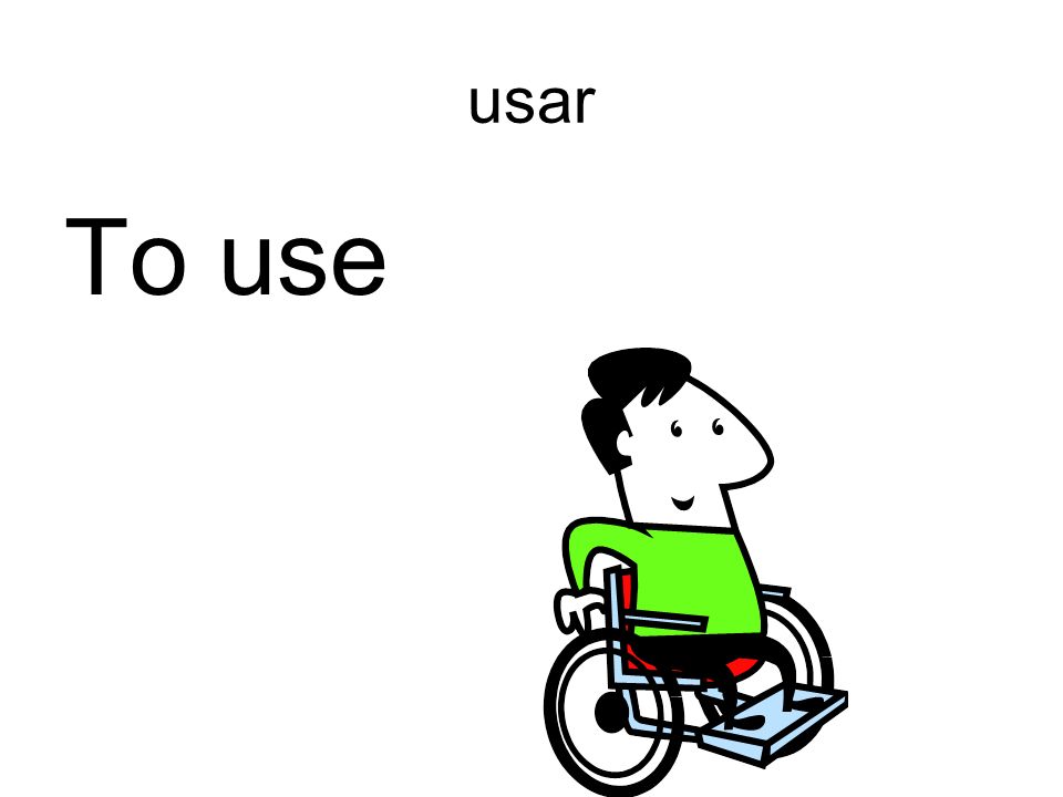 usar To use