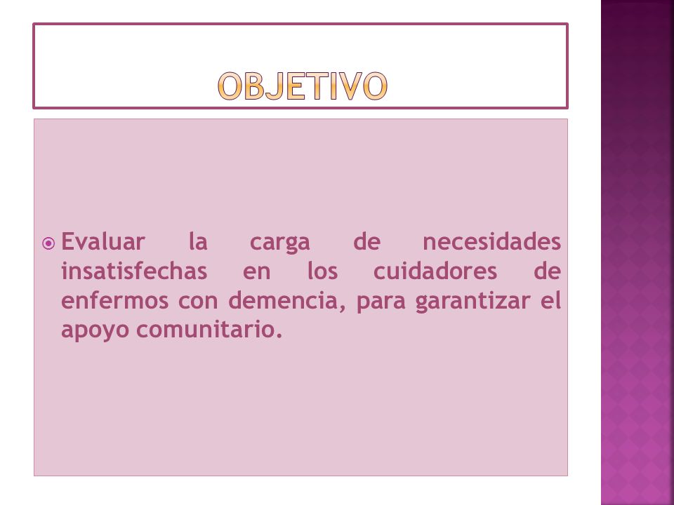 objetivos objetivo