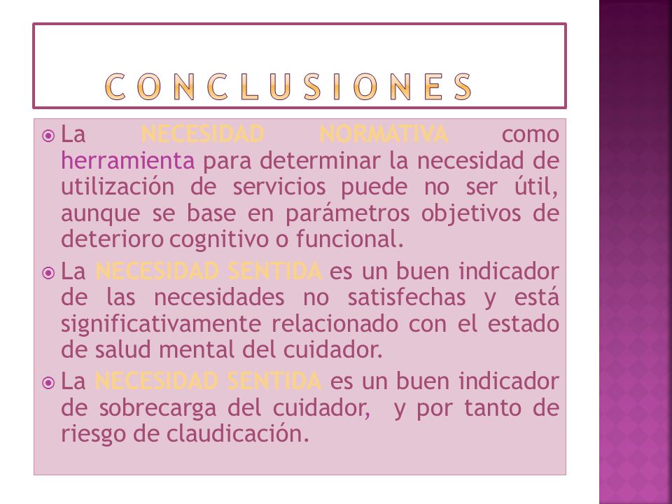 c o n c l u s i o n e s