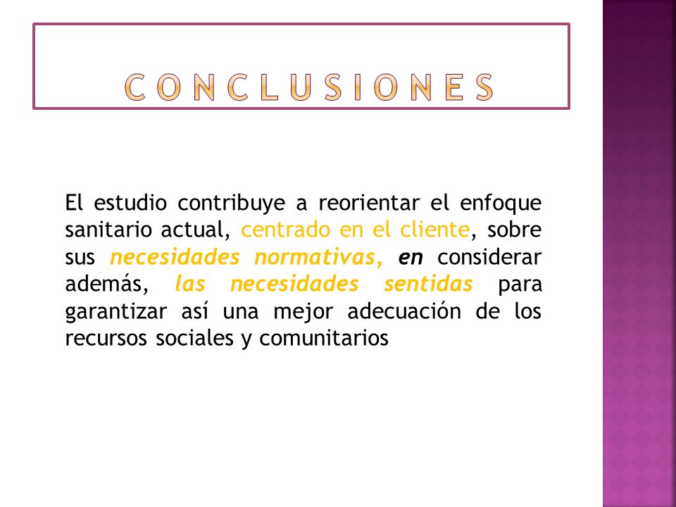 c o n c l u s i o n e s