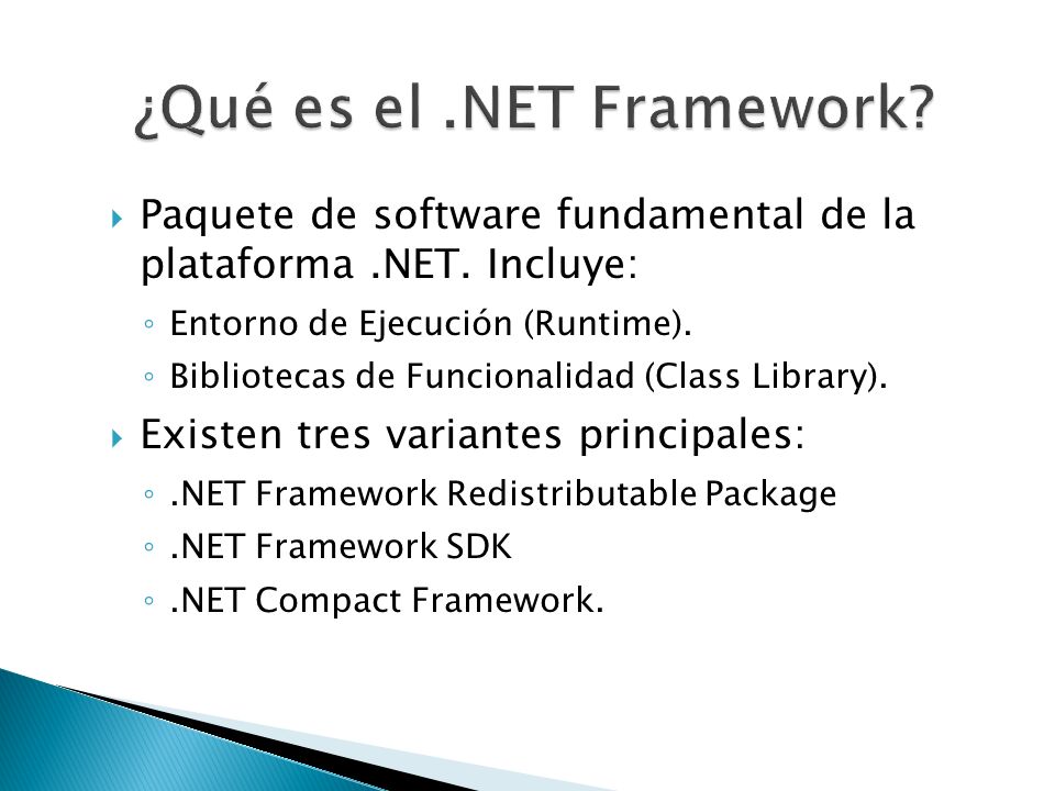 ¿Qué es el .NET Framework