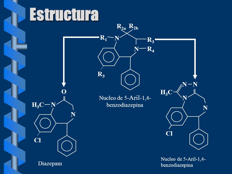 Estructura R2a R2b R1 R3 N R4 O H3C H3C N N Cl Cl
