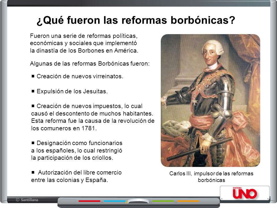 Carlos III, impulsor de las reformas borbónicas