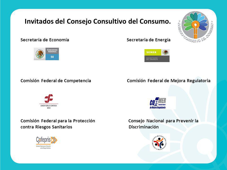 Invitados del Consejo Consultivo del Consumo.