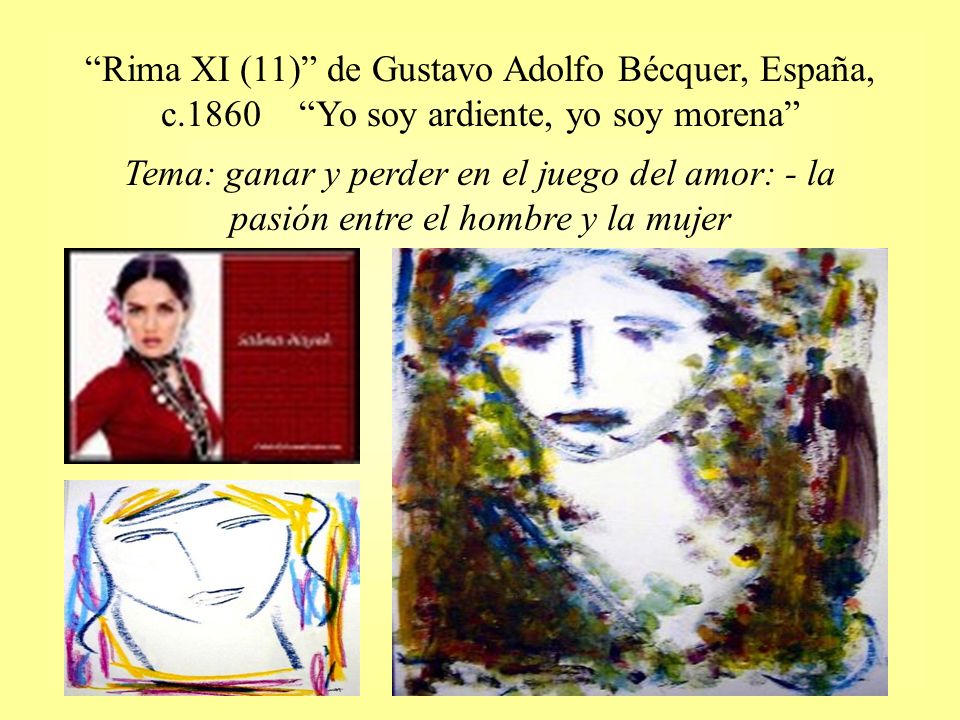 Rima XI (11) de Gustavo Adolfo Bécquer, España, c