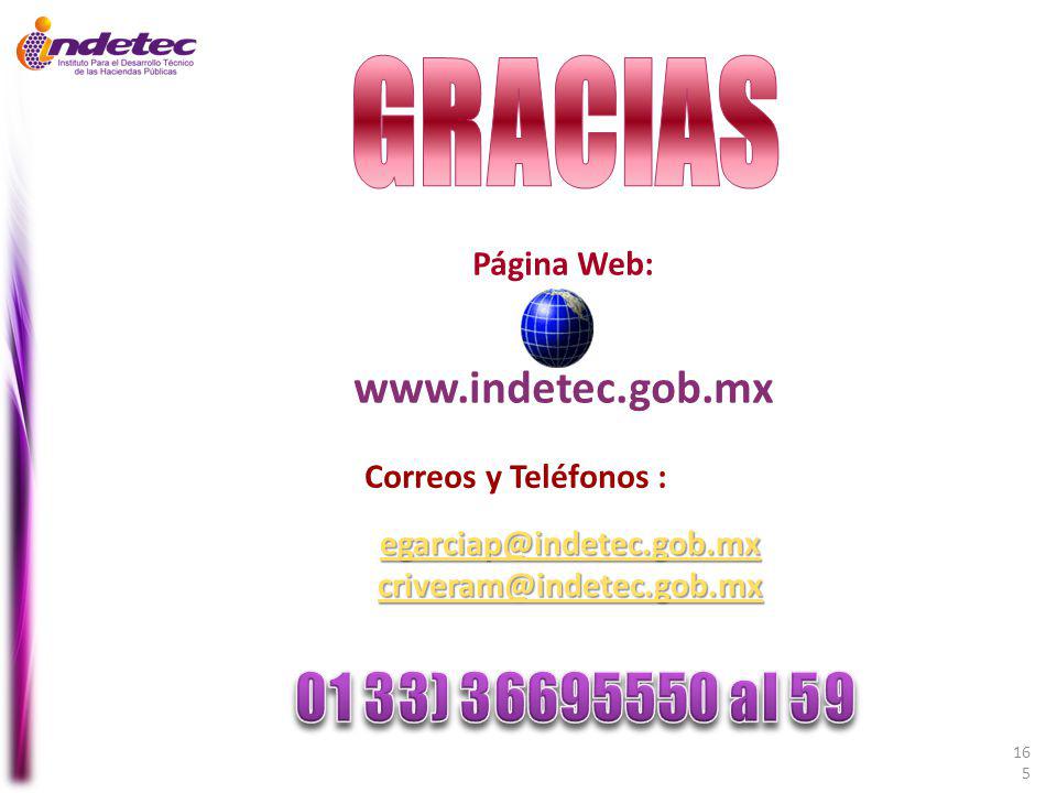 GRACIAS   Página Web: Correos y Teléfonos :
