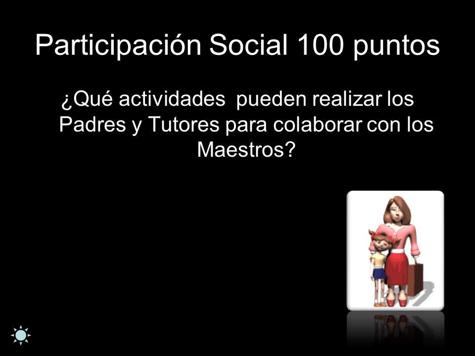 Participación Social 100 puntos
