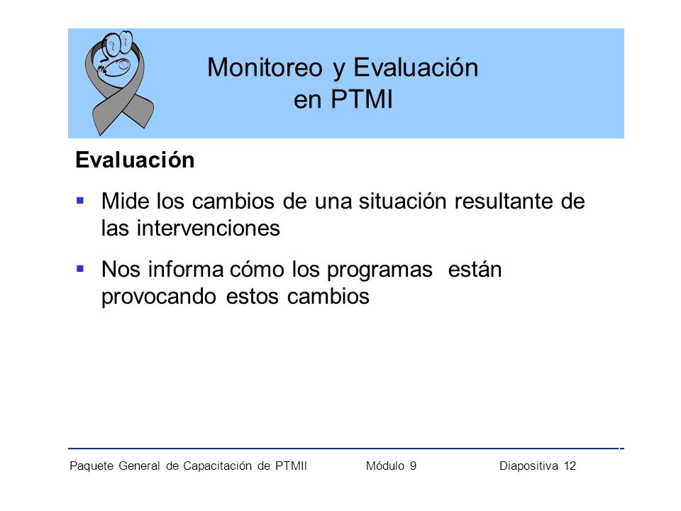 Monitoreo y Evaluación en PTMI