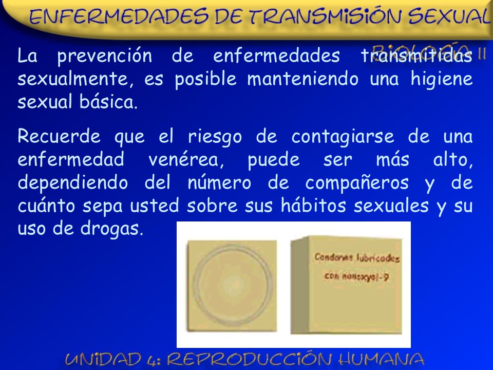 La prevención de enfermedades transmitidas sexualmente, es posible manteniendo una higiene sexual básica.