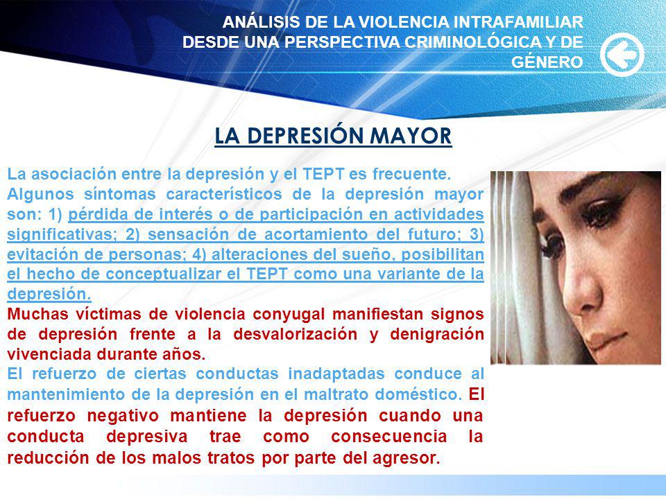 ANÁLISIS DE LA VIOLENCIA INTRAFAMILIAR DESDE UNA PERSPECTIVA CRIMINOLÓGICA Y DE GÉNERO