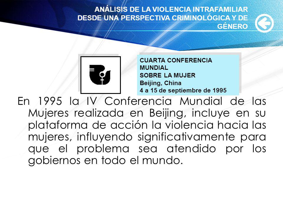 ANÁLISIS DE LA VIOLENCIA INTRAFAMILIAR DESDE UNA PERSPECTIVA CRIMINOLÓGICA Y DE GÉNERO