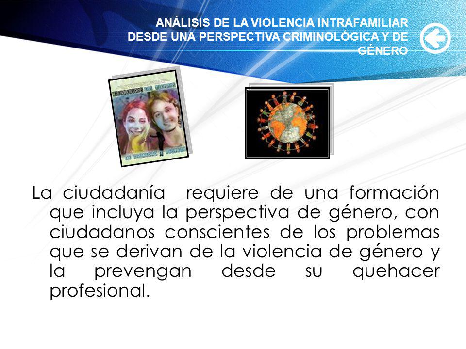 ANÁLISIS DE LA VIOLENCIA INTRAFAMILIAR DESDE UNA PERSPECTIVA CRIMINOLÓGICA Y DE GÉNERO