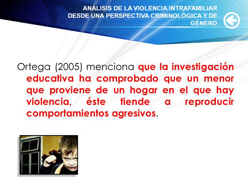 ANÁLISIS DE LA VIOLENCIA INTRAFAMILIAR DESDE UNA PERSPECTIVA CRIMINOLÓGICA Y DE GÉNERO