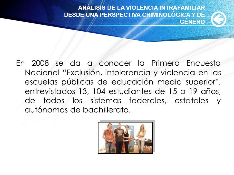 ANÁLISIS DE LA VIOLENCIA INTRAFAMILIAR DESDE UNA PERSPECTIVA CRIMINOLÓGICA Y DE GÉNERO