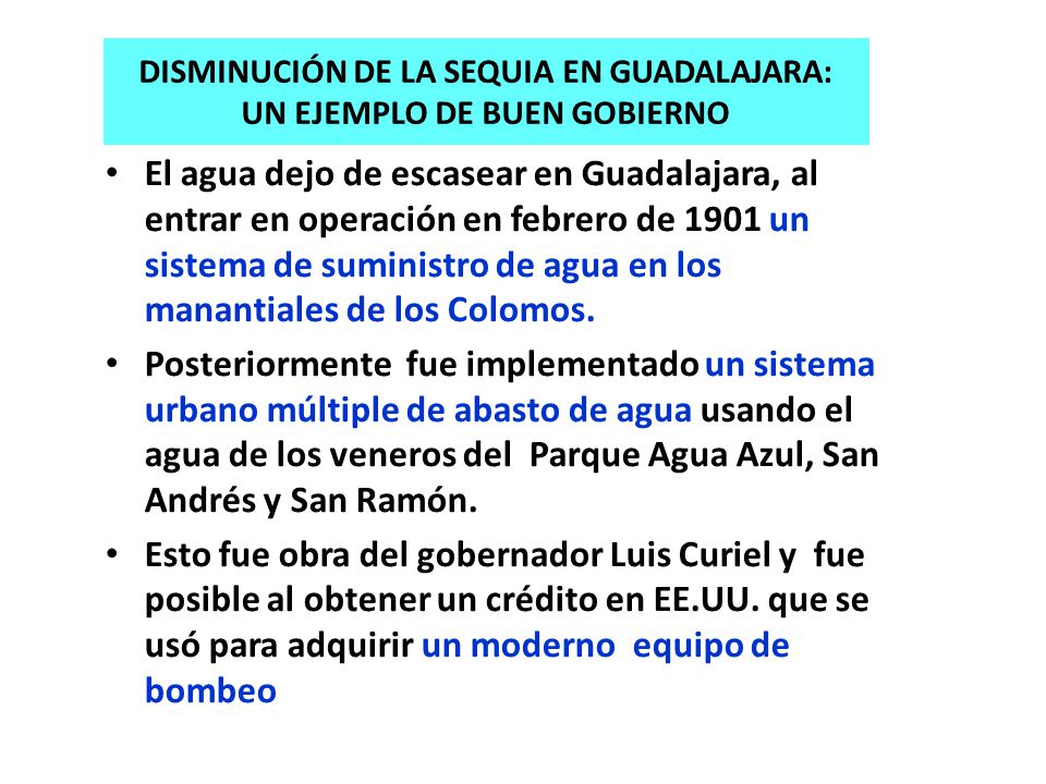Disminución de la sequia en Guadalajara: un ejemplo de buen gobierno