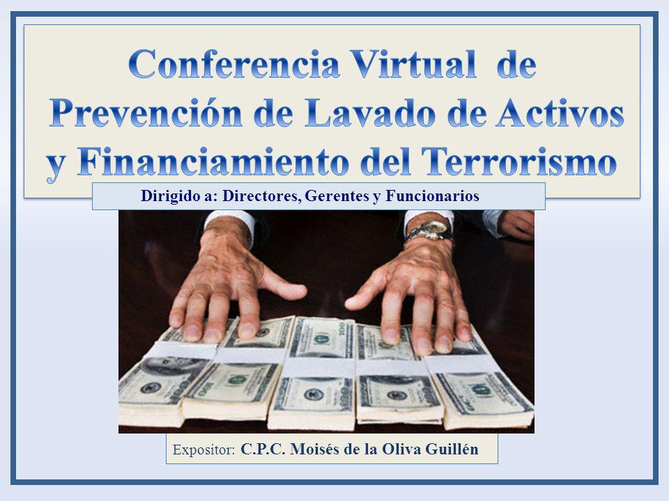 Conferencia Virtual de Prevención de Lavado de Activos y Financiamiento del Terrorismo