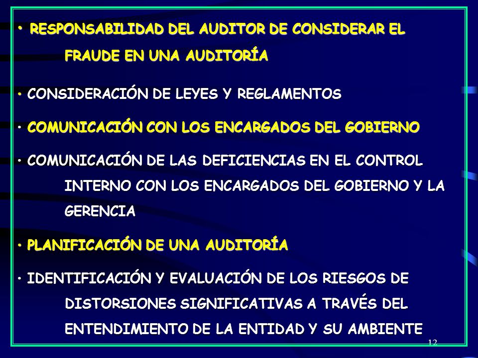 RESPONSABILIDAD DEL AUDITOR DE CONSIDERAR EL FRAUDE EN UNA AUDITORÍA