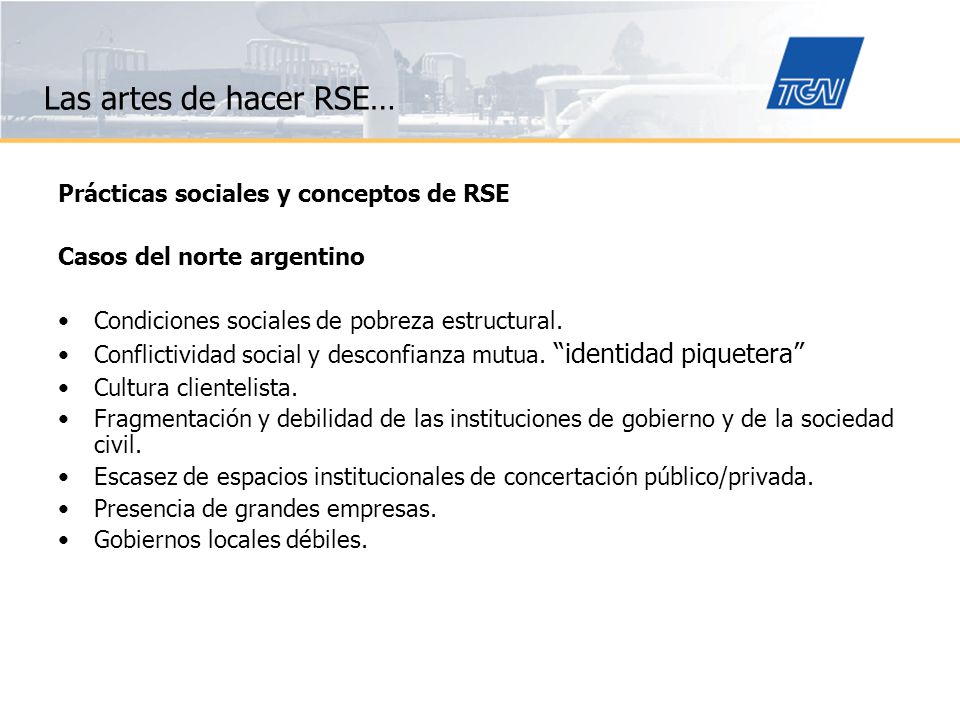 Las artes de hacer RSE… Prácticas sociales y conceptos de RSE