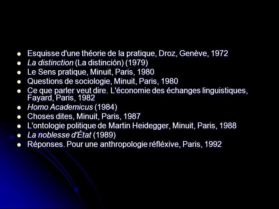 Esquisse d une théorie de la pratique, Droz, Genève, 1972