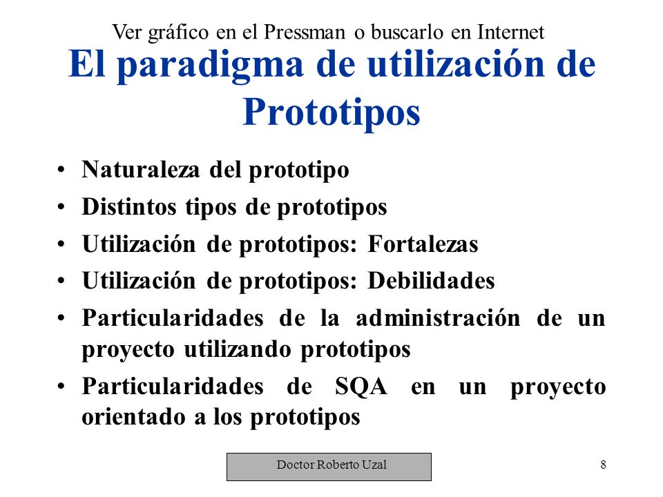 El paradigma de utilización de Prototipos