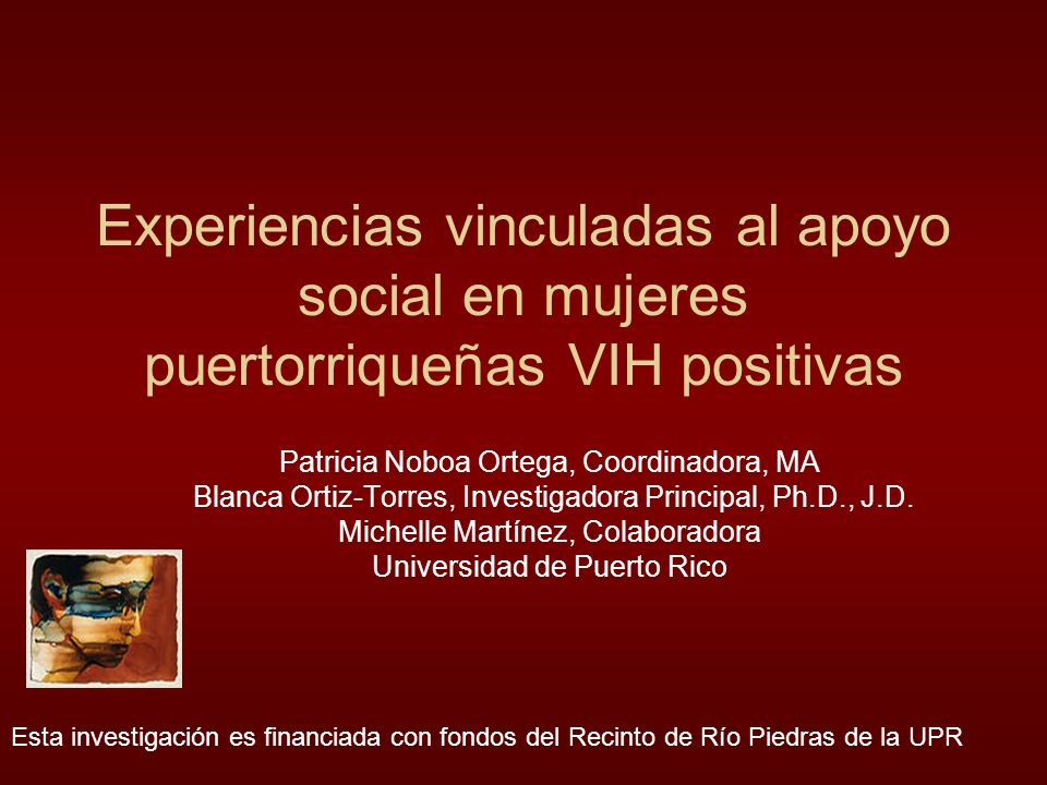 Experiencias vinculadas al apoyo social en mujeres puertorriqueñas VIH positivas