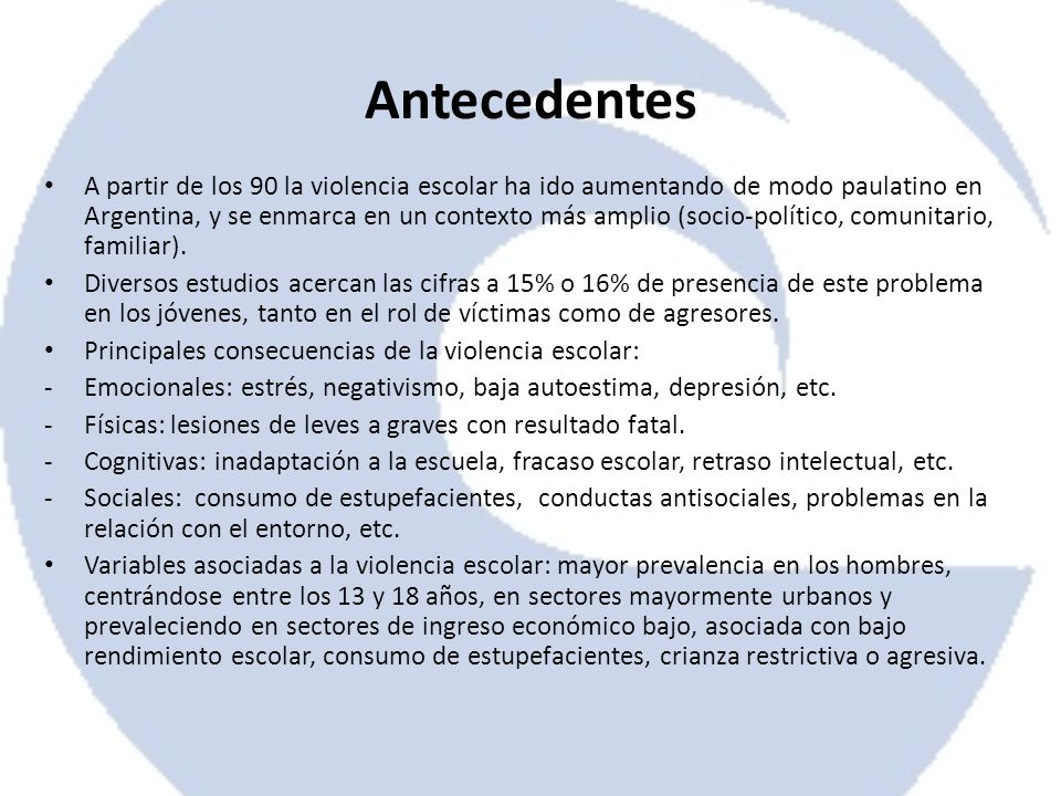 Antecedentes