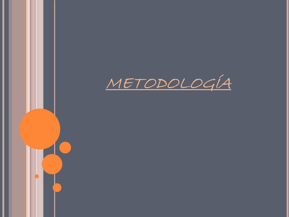 METODOLOGÍA