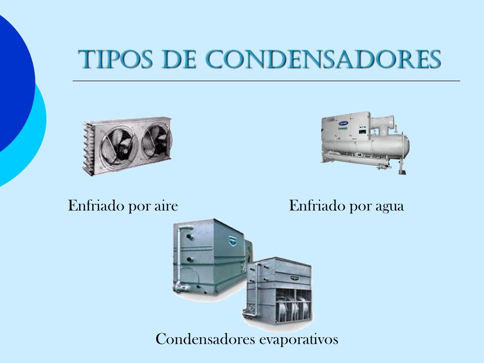 TIPOS DE CONDENSADORES