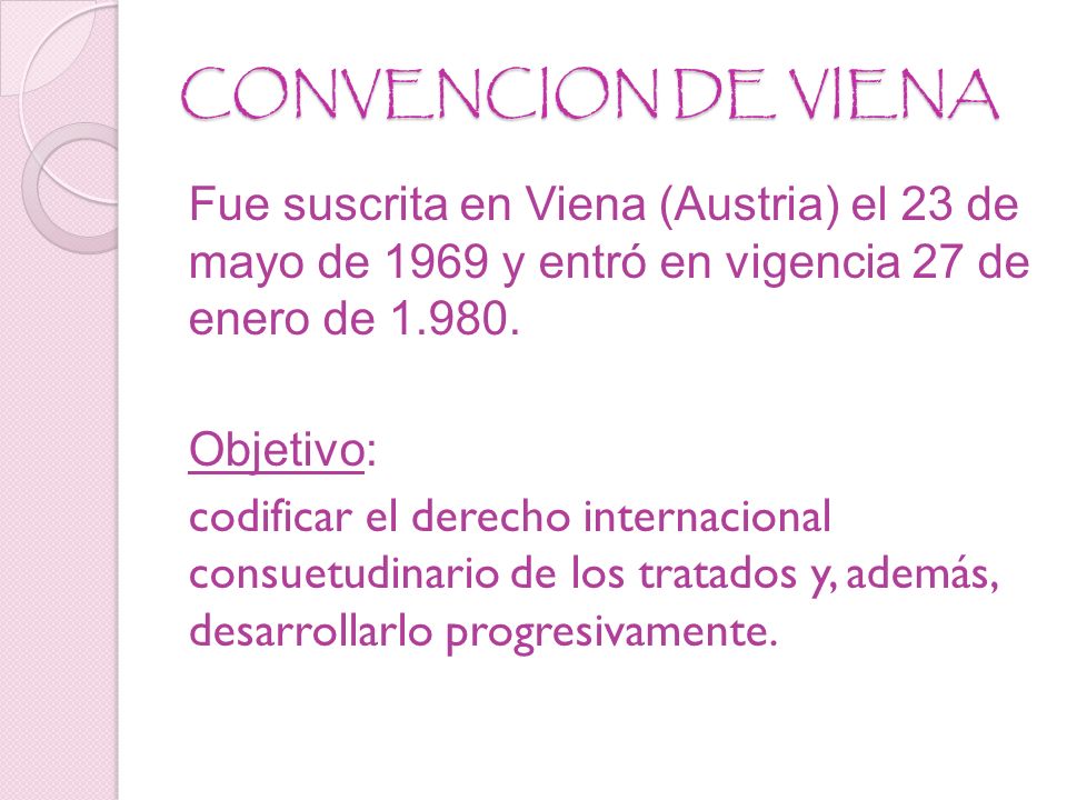 CONVENCION DE VIENA