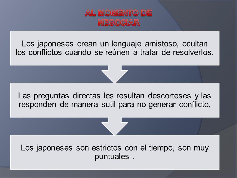 Los japoneses son estrictos con el tiempo, son muy puntuales .