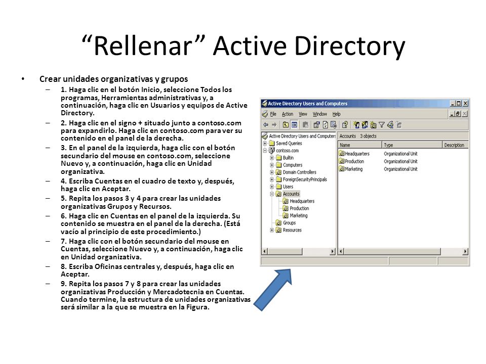 Rellenar Active Directory