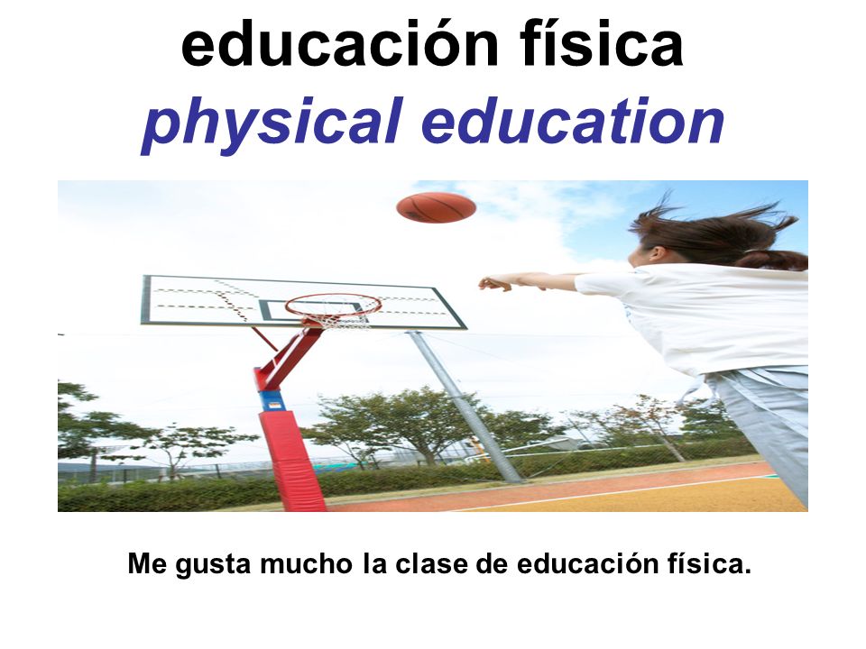 educación física physical education