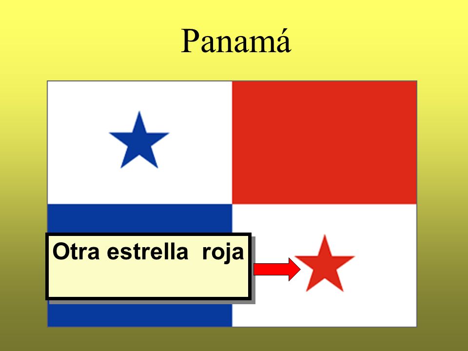 Panamá Otra estrella roja
