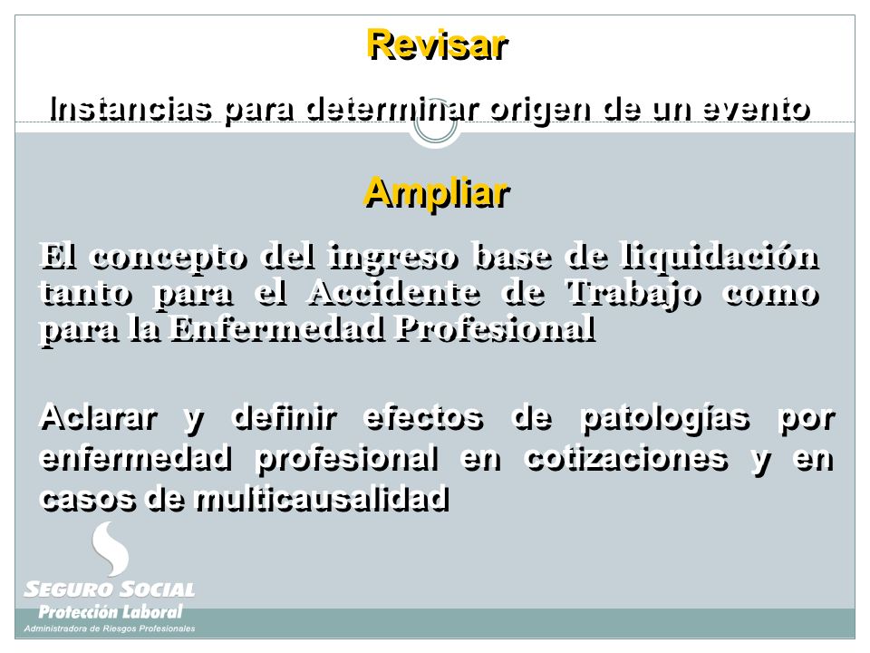 Revisar Ampliar Instancias para determinar origen de un evento