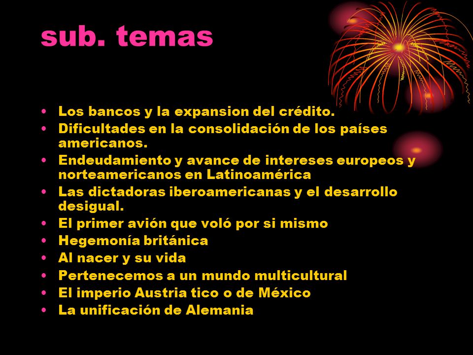 sub. temas Los bancos y la expansion del crédito.