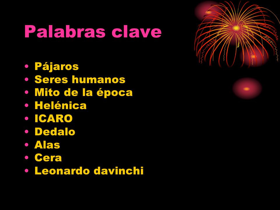 Palabras clave Pájaros Seres humanos Mito de la época Helénica ICARO