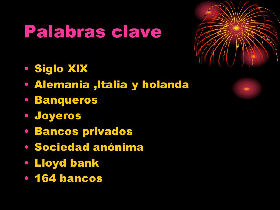 Palabras clave Siglo XlX Alemania ,Italia y holanda Banqueros Joyeros