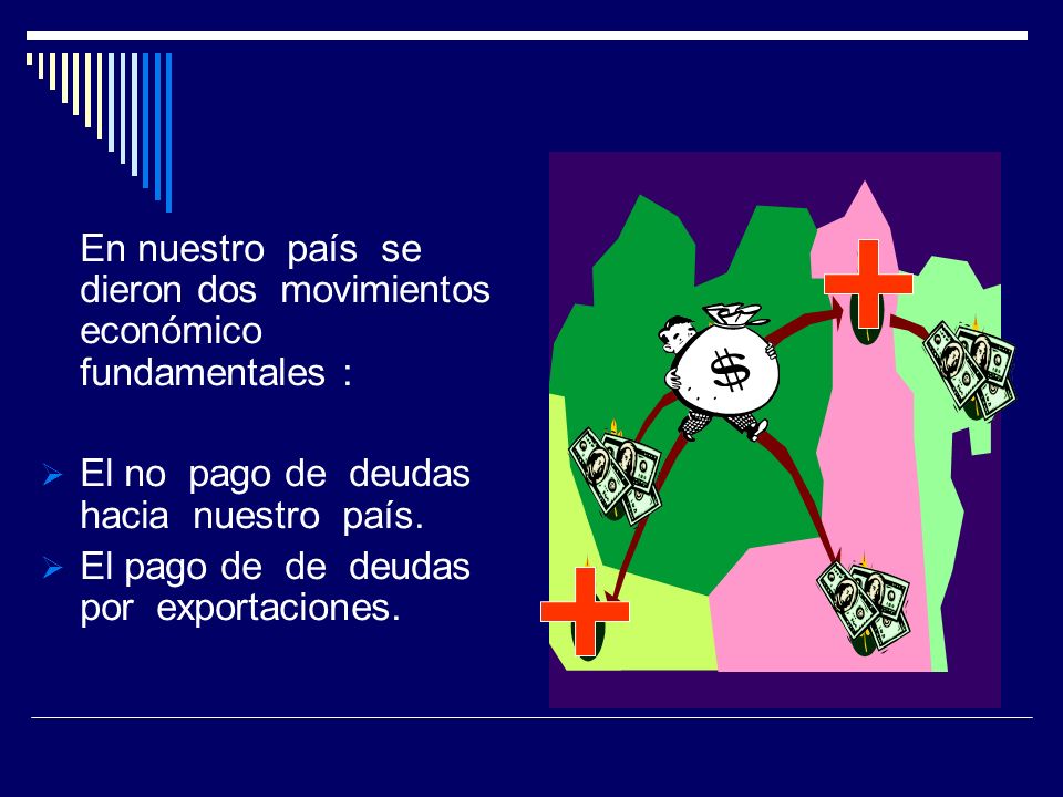 En nuestro país se dieron dos movimientos económico fundamentales :