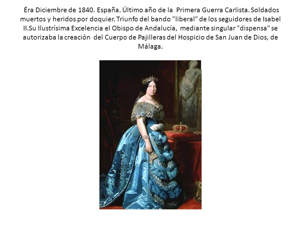 Éra Diciembre de España. Último año de la Primera Guerra Carlista.