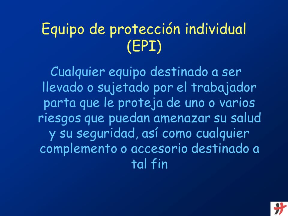 Equipo de protección individual (EPI)