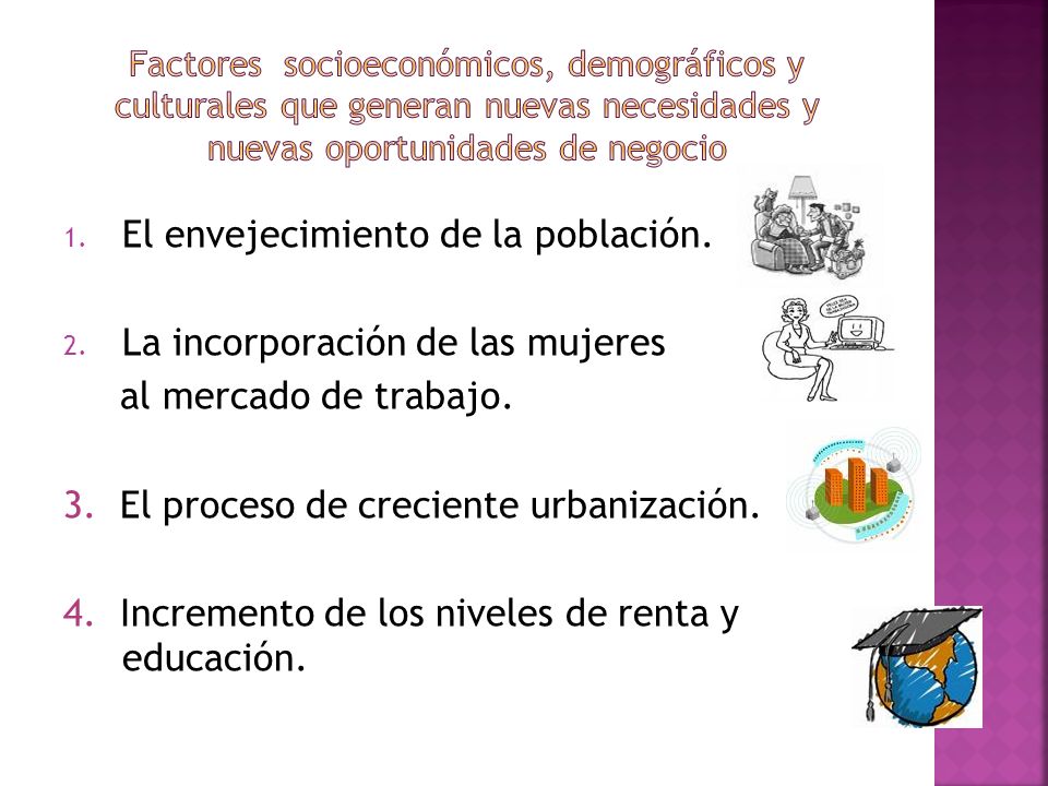 El envejecimiento de la población. La incorporación de las mujeres