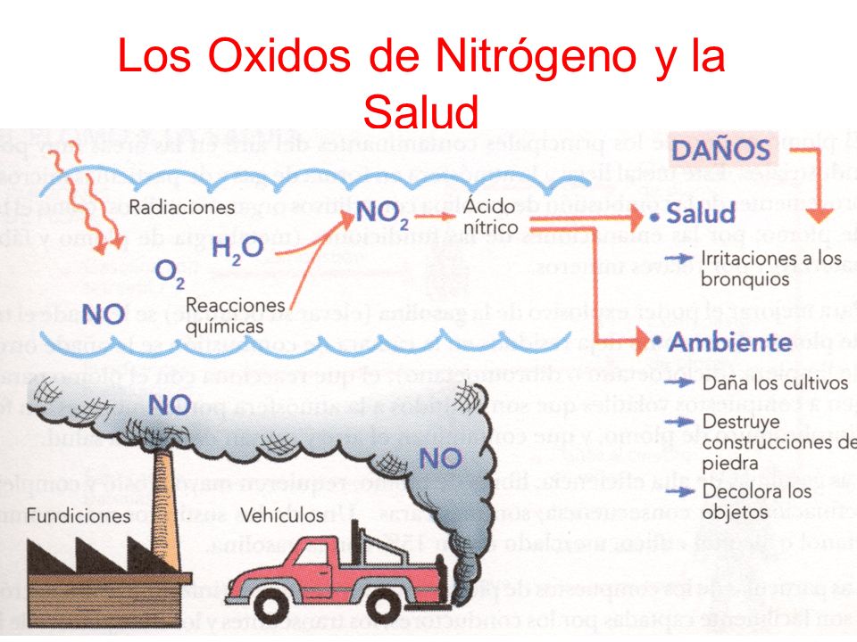 Los Oxidos de Nitrógeno y la Salud