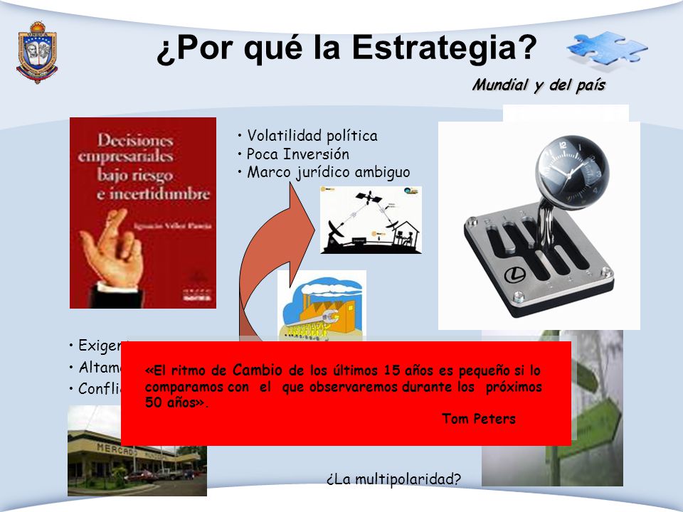 ¿Por qué la Estrategia Mundial y del país Volatilidad política