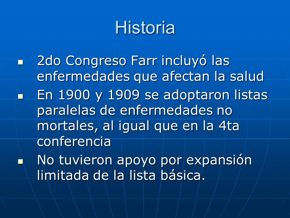 Historia 2do Congreso Farr incluyó las enfermedades que afectan la salud.