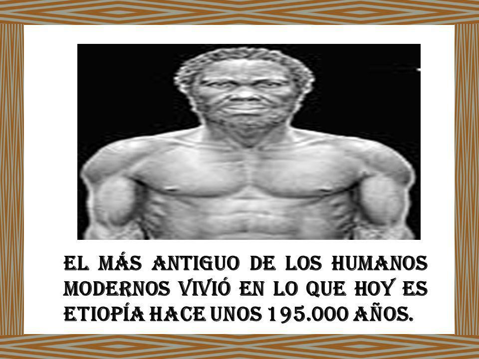 El más antiguo de los humanos modernos vivió en lo que hoy es Etiopía hace unos años.