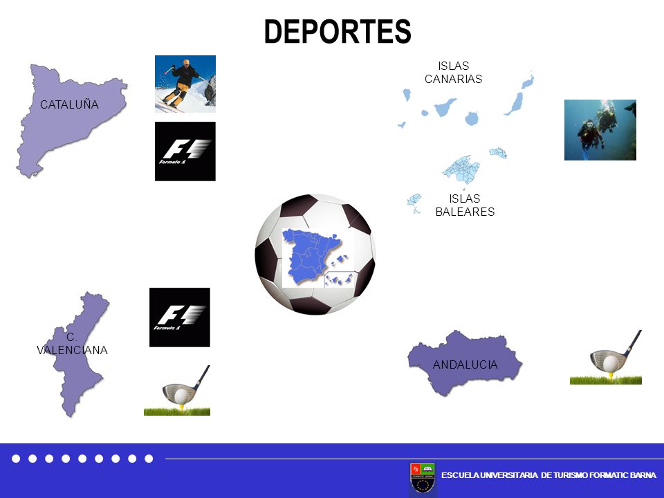 DEPORTES ISLAS CANARIAS CATALUÑA ISLAS BALEARES C. VALENCIANA