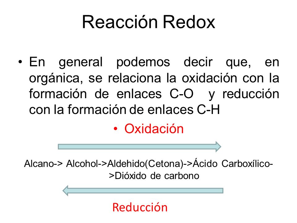 Reacción Redox
